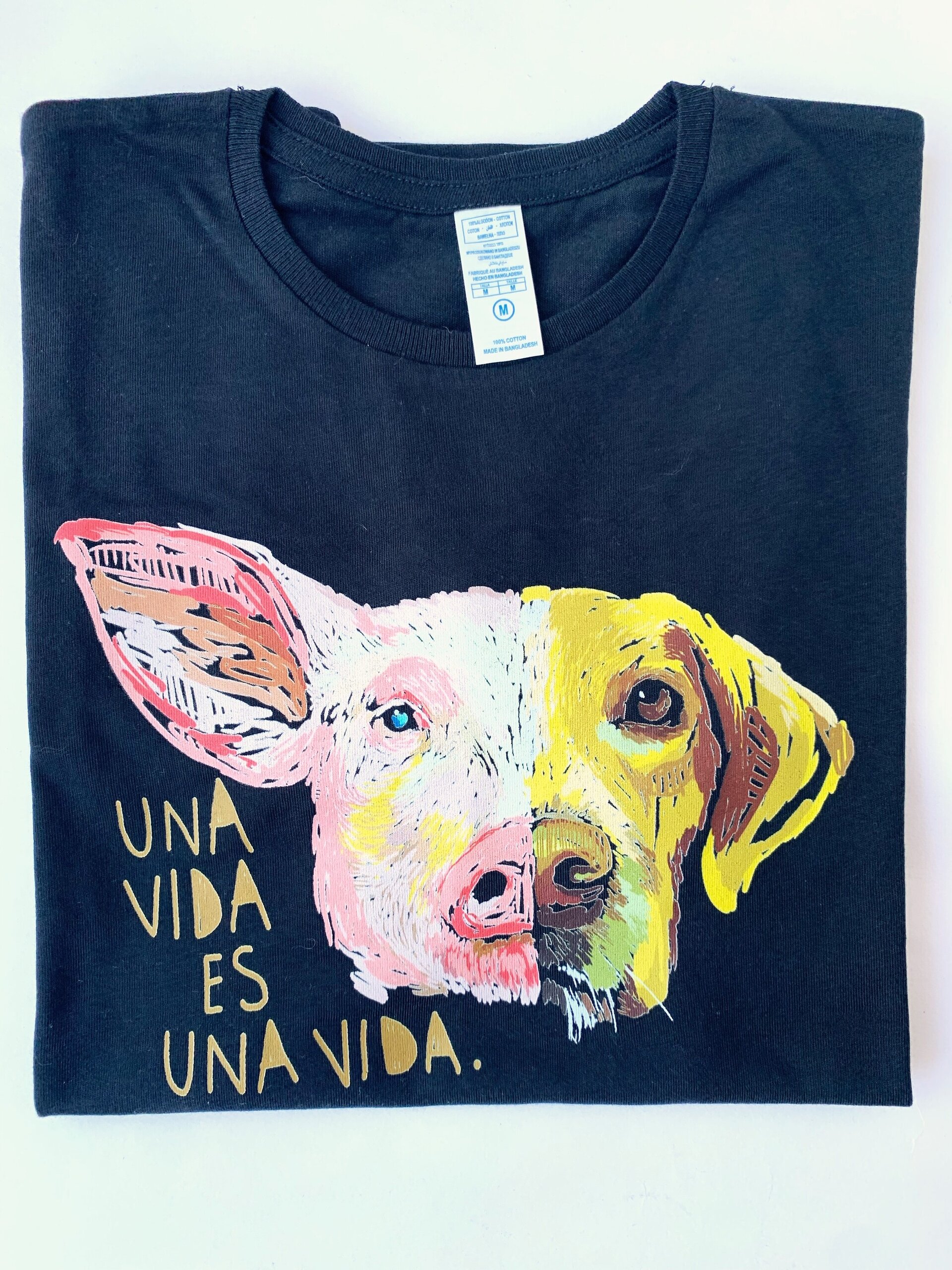 Camiseta mujer una vida es una vida - 3