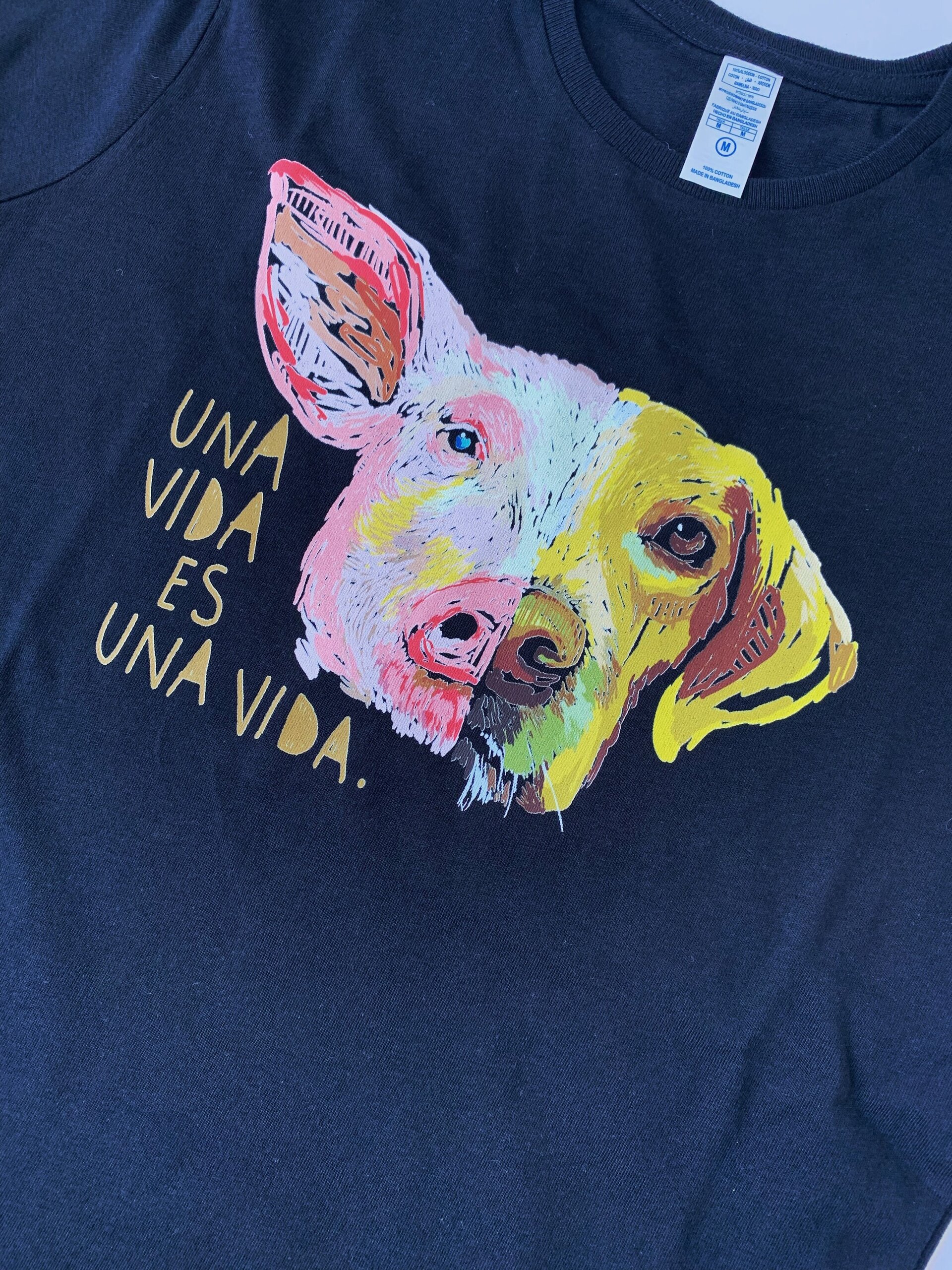 Camiseta mujer una vida es una vida - 5