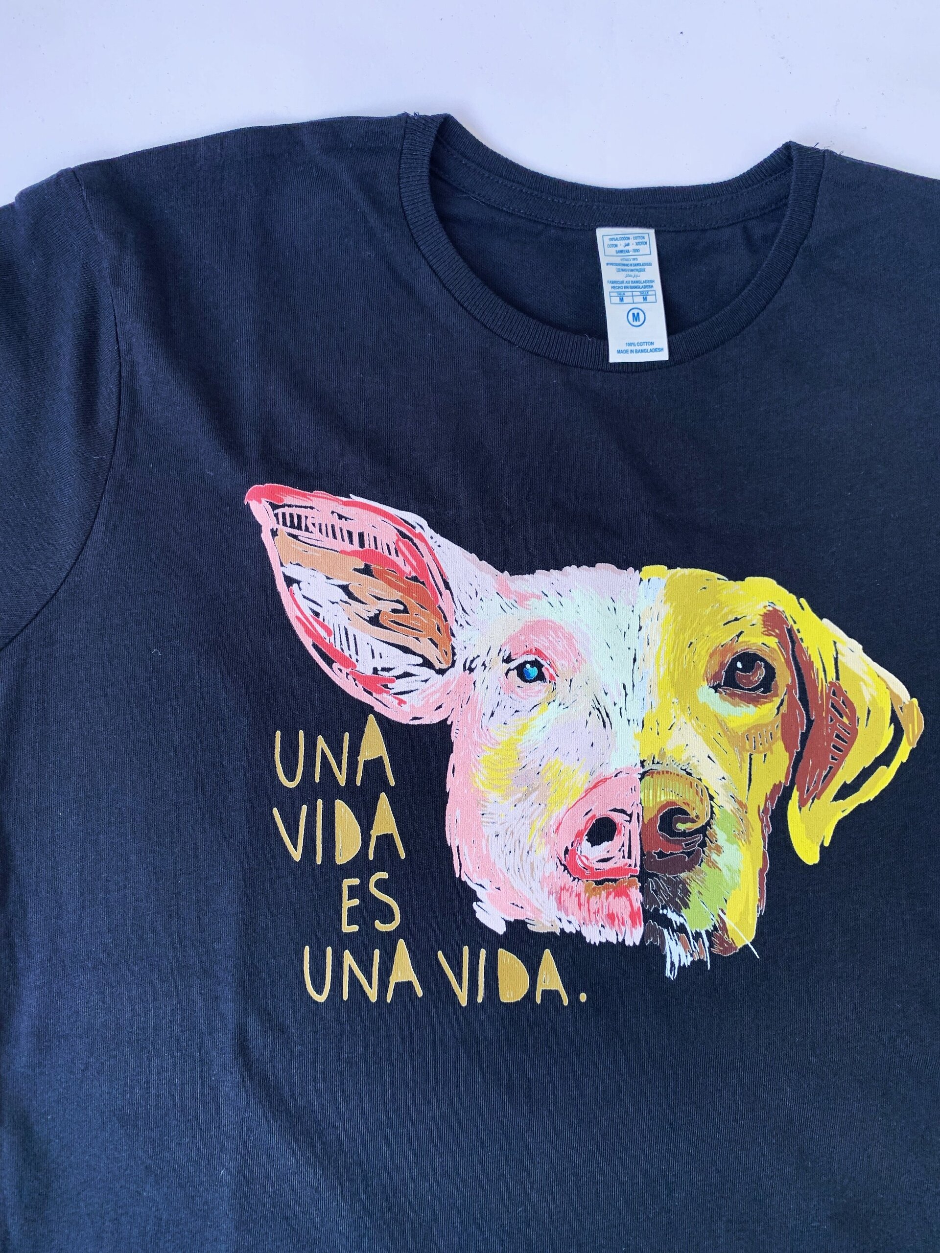 Camiseta mujer una vida es una vida - 4